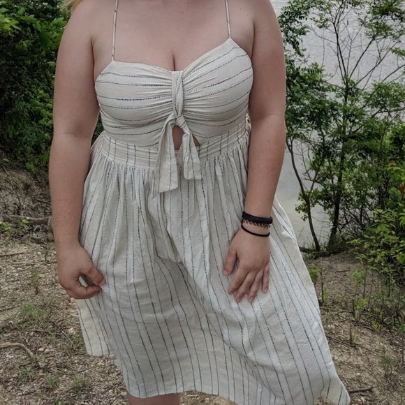 Zara Dresses & Skirts - ZARA Midi Striped Dress